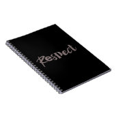 Moderne, creatieve, coole, trendy design van respe notitieboek (Rechterzijde)