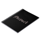 Moderne, creatieve, coole, trendy design van respe notitieboek (Linkerzijde)