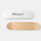 Moderne, creatieve, coole, trendy design van respe persoonlijk skateboard (Horizontaal)