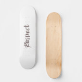 Moderne, creatieve, coole, trendy design van respe persoonlijk skateboard (Voorkant)