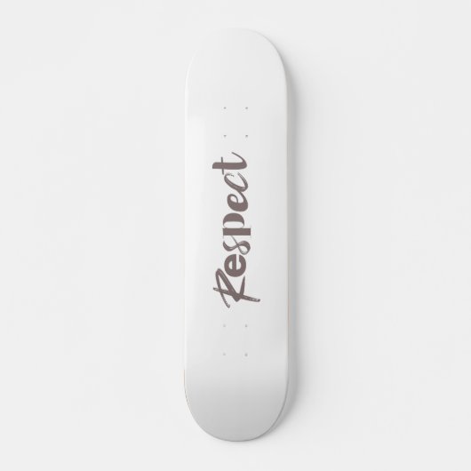 Moderne, creatieve, coole, trendy design van respe persoonlijk skateboard (Voorkant)