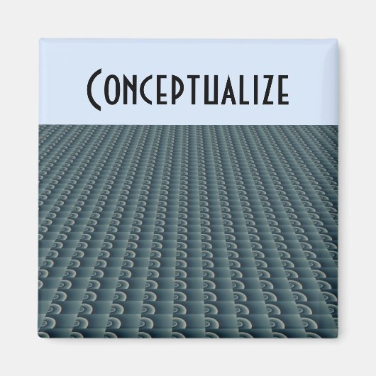 Moderne Creatieve Denken - Conceptualiseer Magneet (Voorkant)