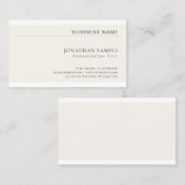 Moderne creatieve minimalistische professionele vl visitekaartje (Voorkant / Achterkant)