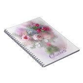 Moderne creatieve olieverfschilderij bloemen elega notitieboek (Rechterzijde)