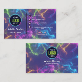 Moderne creatieve professional – Neon Opal edelste Visitekaartje