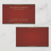 Moderne Creatieve Stijlvolle Premium Pearl Finish  Visitekaartje (Voorkant / Achterkant)