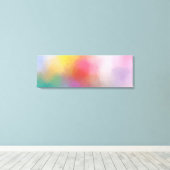 Moderne Creative Colorful Abstract Art Red Yellow Canvas Afdruk (Insitu (Houten vloer))