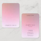 Moderne Creative Colorful Design Sjabloon Trendy Visitekaartje (Voorkant / Achterkant)