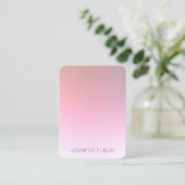 Moderne Creative Colorful Design Sjabloon Trendy Visitekaartje (Staand voorkant)