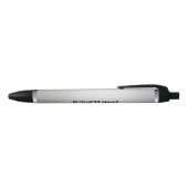 Moderne Creative Designer voor Chic Black & Silver Zwarte Inkt Pen (Bovenkant)