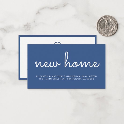 Moderne Creative en Fun Nieuwe Aankondiging van he (Voorkant / Achterkant in situ)