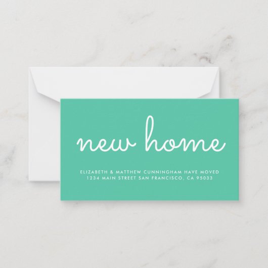 Moderne Creative en Fun Nieuwe Aankondiging van he (Voorkant)