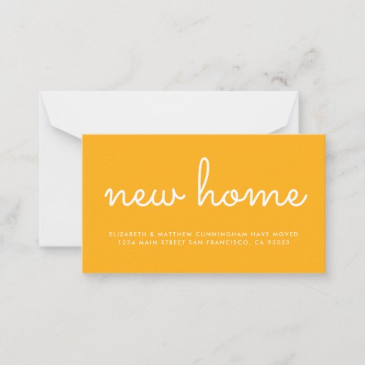 Moderne Creative en Fun Nieuwe Aankondiging van he (Voorkant)