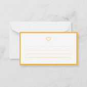 Moderne Creative en Fun Nieuwe Aankondiging van he (Achterkant)