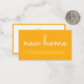 Moderne Creative en Fun Nieuwe Aankondiging van he (Voorkant / Achterkant in situ)