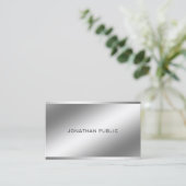 Moderne Creative Light en Shadow Professional Top Visitekaartje (Staand voorkant)