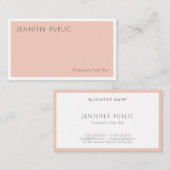 Moderne Creative Simple Design-Sjabloon Visitekaartje (Voorkant / Achterkant)