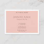 Moderne Creative Simple Design Trendy-Sjabloon Visitekaartje (Voorkant)