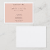 Moderne Creative Simple Design Trendy-Sjabloon Visitekaartje (Voorkant / Achterkant)