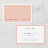 Moderne Creative Simple Design Trendy-Sjabloon Visitekaartje (Voorkant / Achterkant)