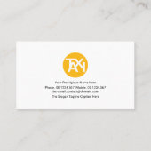 Moderne Creative Yellow Taxi Check Box-driver Visitekaartje (Achterkant)