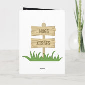 Moderne Creëer - De geboorte van je eigen grootmaf Kaart (Achterkant)