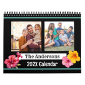 Moderne Creëer uw eigen aangepaste familiefoto Kalender (Hoes)