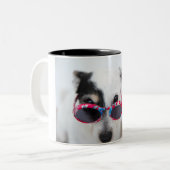 Moderne Creëer Uw Eigen Aangepaste Foto Tweekleurige Koffiemok (Voorkant links)