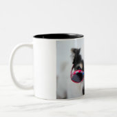 Moderne Creëer Uw Eigen Aangepaste Foto Tweekleurige Koffiemok (Links)