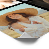 Moderne Creëer Uw Eigen Afstuderen Foto Collage Poster (Hoek)