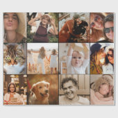 Moderne Creëer Uw Eigen Douane 12 Net van de Foto Cadeaupapier (Vlak)