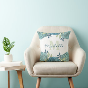 Moderne Creëer Uw Eigen Monogram Sjabloon Drijvend Kussen