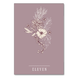 Moderne Crème Bloemen Bruiloft Tafel Kaart