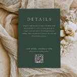 Moderne Crème Groene Monogram Mix Match Bruiloft Informatiekaartje<br><div class="desc">Moderne Cream Green Monogram Mix Match Wedding behuizing kaart beschikt over moderne type paringen in zachte moderne aardetinten.</div>