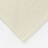 Moderne Crème Roze Perzik Kleurblok Fleece Deken (Hoek)