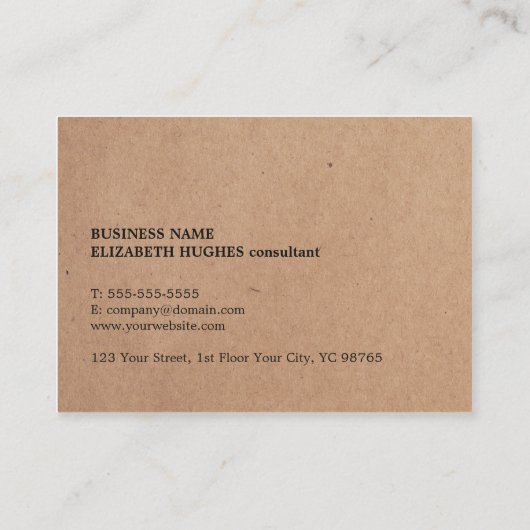 Moderne crèmepapier lichtroze witte meetkunde visitekaartje (Achterkant)