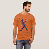 Moderne Cricket Geometrie T20 T-shirt (Voorkant volledig)
