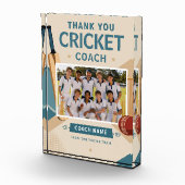 Moderne Cricket Teamfoto Coach Fotoblokken (Rechts)
