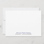 Moderne Cross Blue Baptism-uitvindingen Kaart (Achterkant)