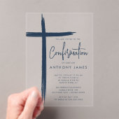 Moderne Cross Boys Bevestiging Uitnodiging (Insitu (Draagbaar))