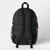 Moderne Crowd Art Print Cut Sew Tas (Achterkant)