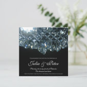 Moderne Crystal Glass Cluhandelier redt datumkaart Kaart (Staand voorkant)