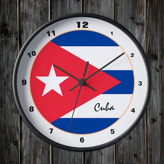 Moderne Cubaanse vlag, Cuba trendy Home / design Ronde Klok