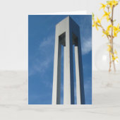 Moderne Cube Sculptuur Kaart (Gele Bloem)