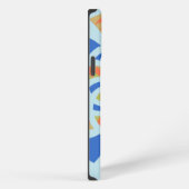 Moderne cubisme achtergrond iPhone hoesje (Rechterkant)