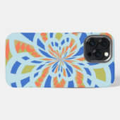 Moderne cubisme achtergrond iPhone hoesje (Achterkant horizontaal)