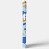 Moderne cubistische achtergrond Case-Mate iPhone case (Achterkant / Rechts)