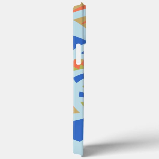 Moderne cubistische achtergrond Case-Mate iPhone case (Achterkant / Rechts)