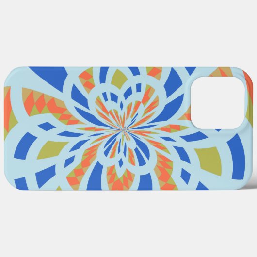 Moderne cubistische achtergrond Case-Mate iPhone case (Achterkant (horizontaal))