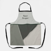 Moderne culinaire stijl all-over print Schort (Voorkant)